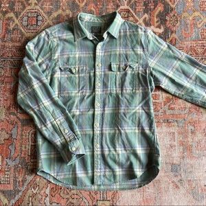 J.Crew size M flannel button up shirt